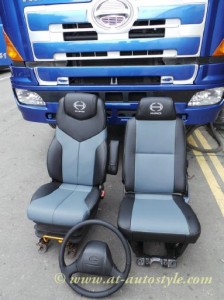 Hino leather seats