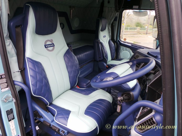 Volvo FH 12 custom design leather interior A T Autostyle